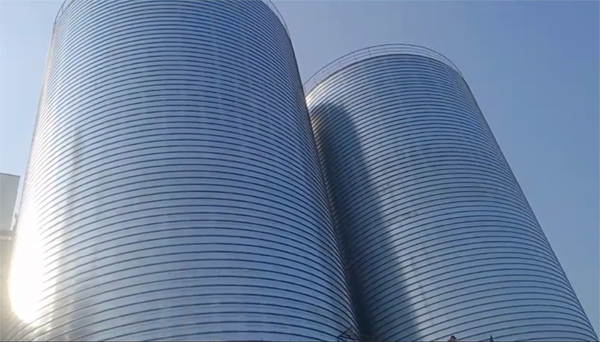 岢岚2座混凝土高架卷板仓